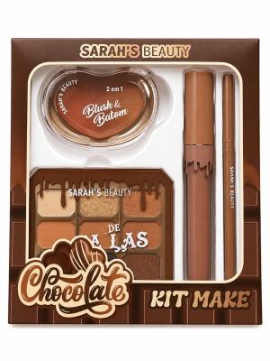 Kit make Sarahs Beauty chocolate