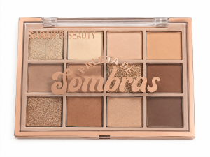 Paleta de sombras sarahs Beauty 12 cores