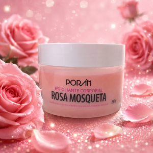 Esfoliante corporal rosa mosqueta Porán